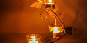 Round T Light Candle Holder