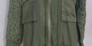 Ladies Green Fancy Cotton Jacket