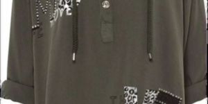 Ladies Printed Half Sleeve Hoodie