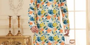 0-5 Years Boys Orange Kurta Pajama Set