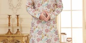 0-5 Years Boys Peach Kurta Pajama Set