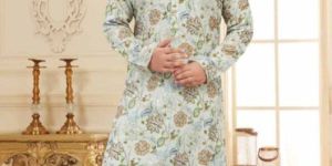 0-5 Years Boys Pista Kurta Pajama Set