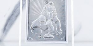 Plastic 999 Silver Laddu Gopal Frame