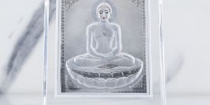 Plastic 999 Silver Lord Mahaveer Frame