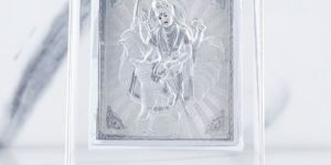 Plastic 999 Silver Maa Durga Frame