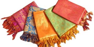 Ladies Silk Multicolor Shawl