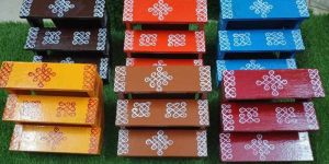 Handmade Mini Wooden Golu Stand