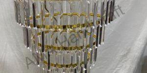 Round Crystal Hanging Chandelier