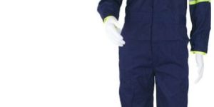 FSPRO Green Striped Cotton Safety Dangri Suit