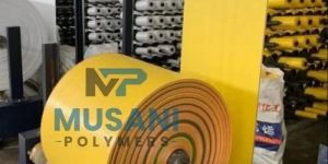 Yellow HDPE Woven Fabric Rolls