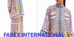 Pink Women Crepe Co-Ord Set