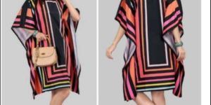 Printed Kaftan Dress