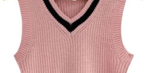 V Neck Half Sweater