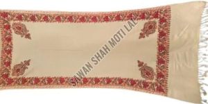 Ladies off White Border Stole