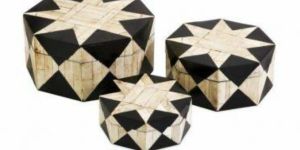 Vintage Horn Bone Box