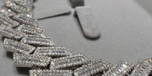 Whute Gold Plated Diamond Bracelet