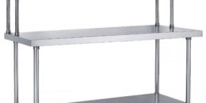 Stainless Steel Overhead Shelf Serving Table