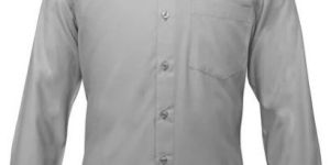 Mens Cotton Light Grey Men Full Sleeve Shirt