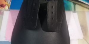 Mens Black Plain Toe Formal Shoes