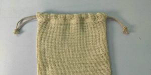 8 X 8 Inch Jute Drawstring Bag