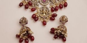Art No. 700 Choker Kundan Necklace Set