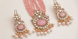 Art No. 900A Long Kundan Necklace Set