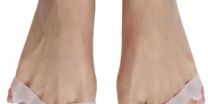 White Silicone Gel Toe Separator