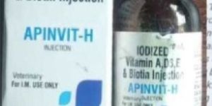 APINVIT H -- VITAMIN A,D3,E WITH BIOTIN FOR VETERINARY USE