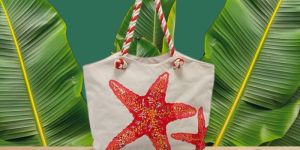 Printed Beach Bag