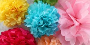 Paper pom-pom