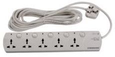 PES 5Way 5Mtr Universal Socket 6Amps