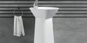 Neptune Ceramic One Piece Wash Basin