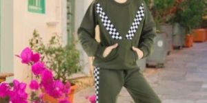 Girls Sweatshirt with Track Pant Set