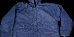 RMS Blue Polyester Parka Jacket