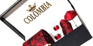 Red Paisley Necktie Set