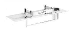 Stainless Steel Multipurpose Bathroom Shelf