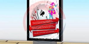 Scroller Display Digital Standee