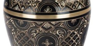 Brass Plain Cremation Adult Urn