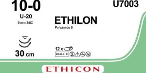 White Disposable Ethilon 10-0 Suture