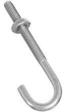 Mild Steel J Type Foundation Bolt