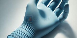 Non Sterile Blue Nitrile Examination Gloves