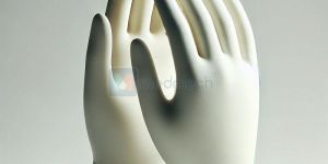 Non Sterile White Nitrile Examination Gloves