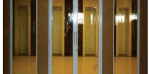 Glazed Metal Fire Door with Partition