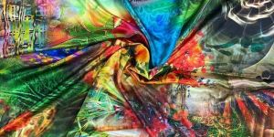 Printed Viscose Satin Fabric