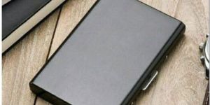 Stainless Steel Black ATM Card Holder