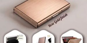 Stainless Steel Rose Gold ATM Card Holder