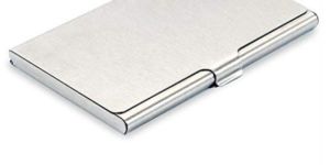 Stainless Steel Silver ATM Card Holder
