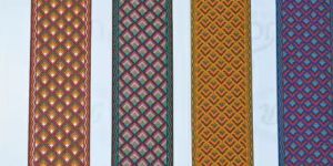 7.5 Cm Multicolor High Quality Decorative Jacquard Lace Trim