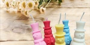 Snow Man Soy Wax Candles