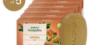 Sandal Soap (Pack Of 5)